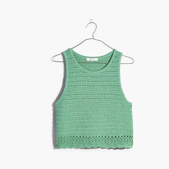 NWT Madewell Crocheted Sweater Tank size XS - Picture 1 of 5